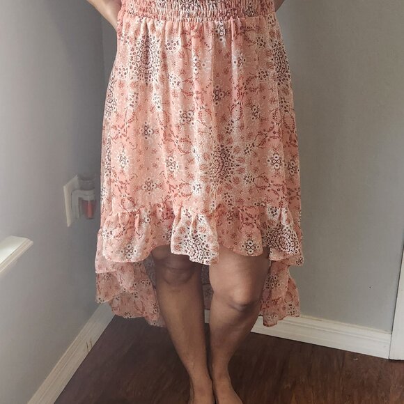 Brown Printed Summer Dress - Picture 10 of 10